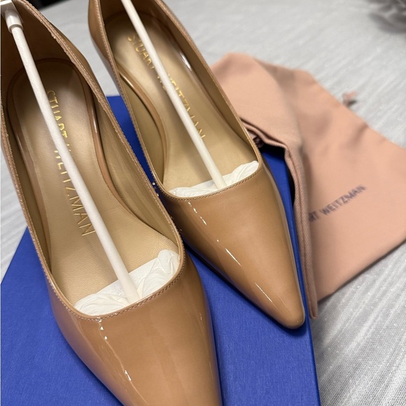 Stuart Weitzman Tan High Heeled Pumps - Picture 2 of 7